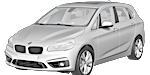 BMW F45 P1C9B Fault Code